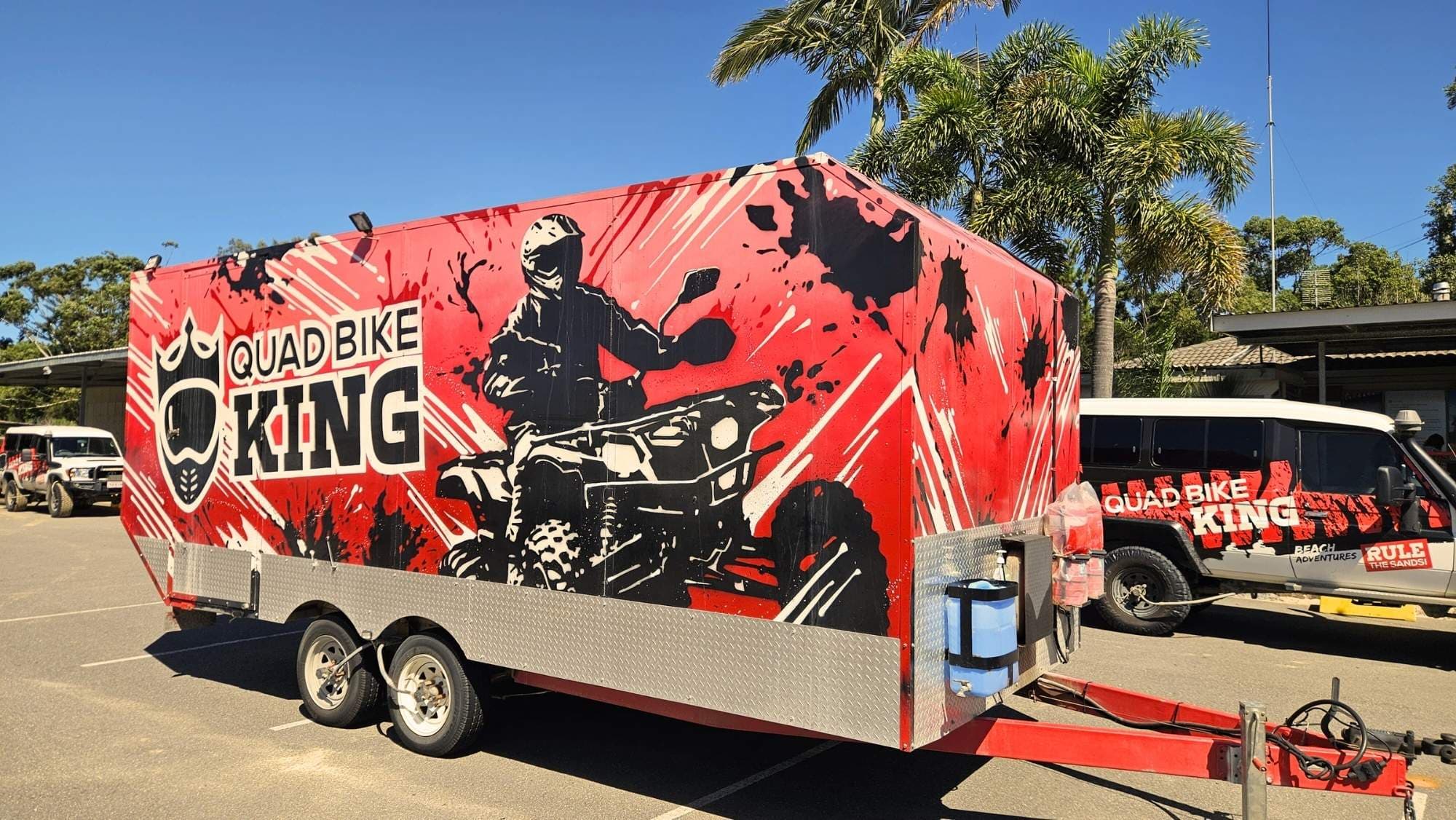 Sick New Paint Job on Our Helmet Trailer